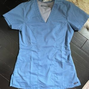 SET Greys Anatomy French blue scrub SET